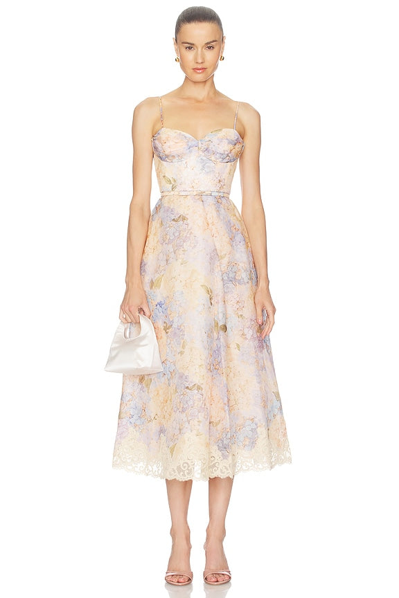 Valiant Tucked Midi Dress