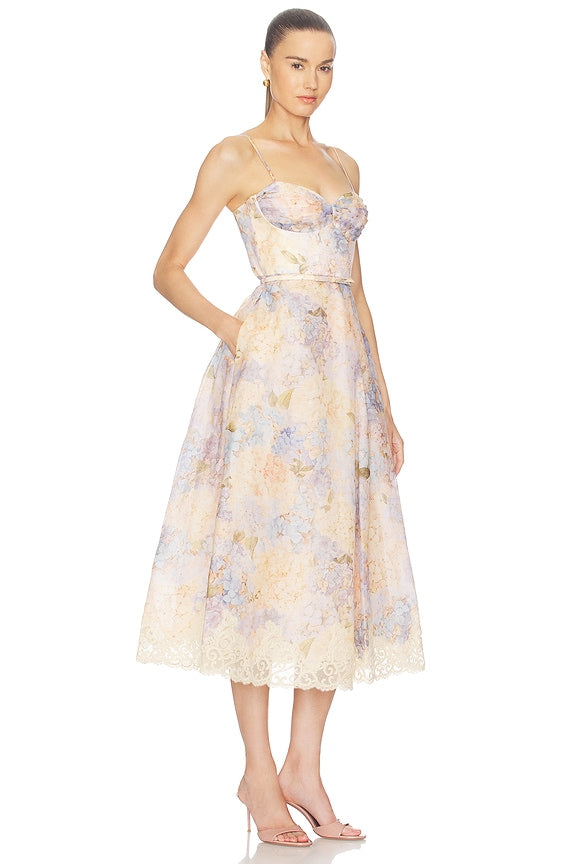 Valiant Tucked Midi Dress