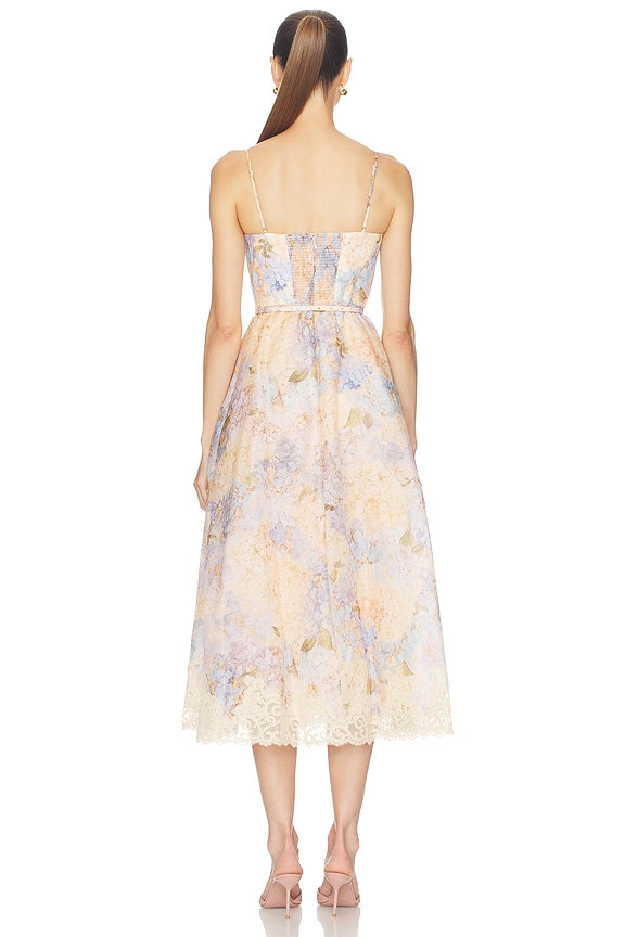 Valiant Tucked Midi Dress