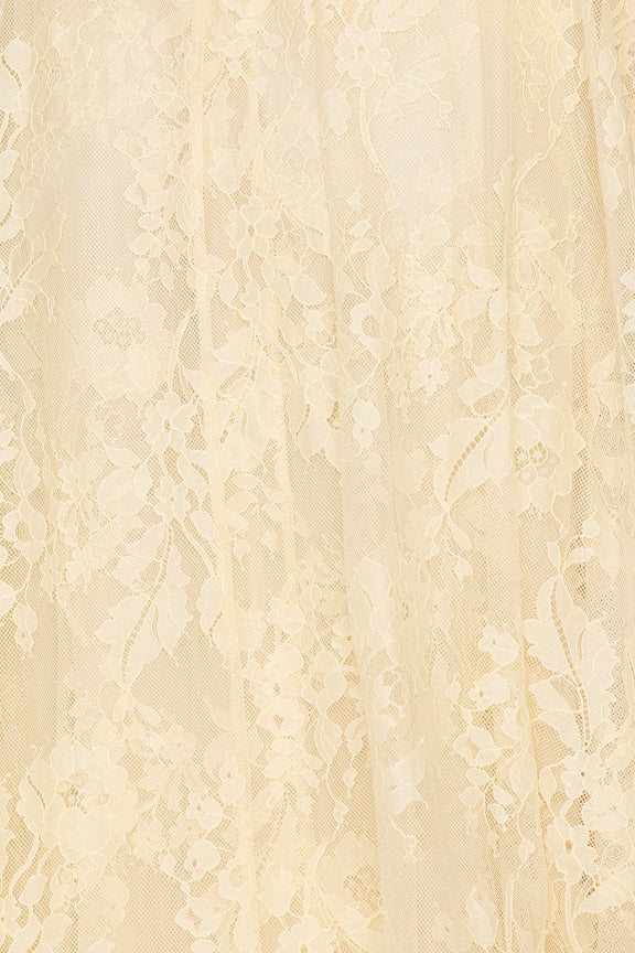 Valiant Lace Caped Maxi Dress