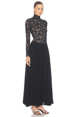 Lace Jersey Dress