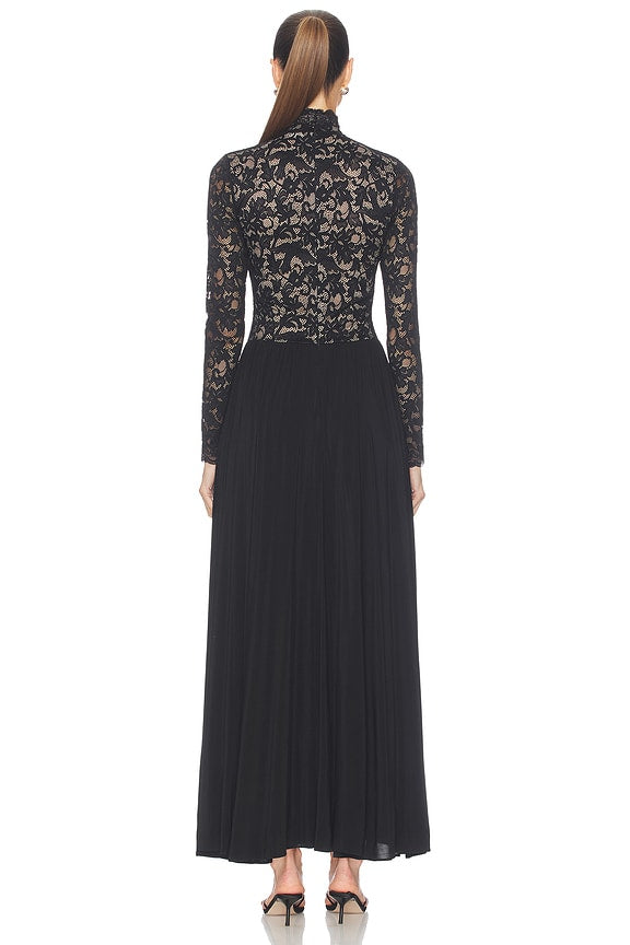 Lace Jersey Dress