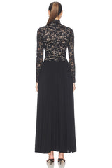 Lace Jersey Dress