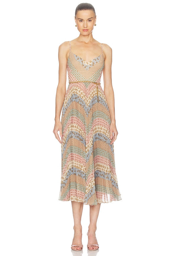 Sunray Pleated Picnic Dress