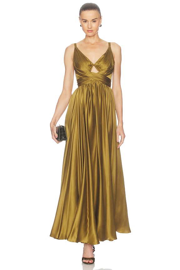 Draped Maxi Dress