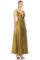 Draped Maxi Dress