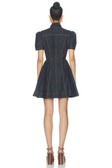 Denim Corset Mini Dress