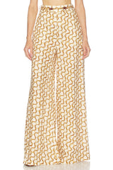 Belted Wide Leg Pant