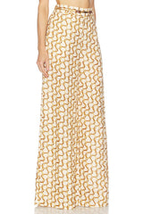 Belted Wide Leg Pant