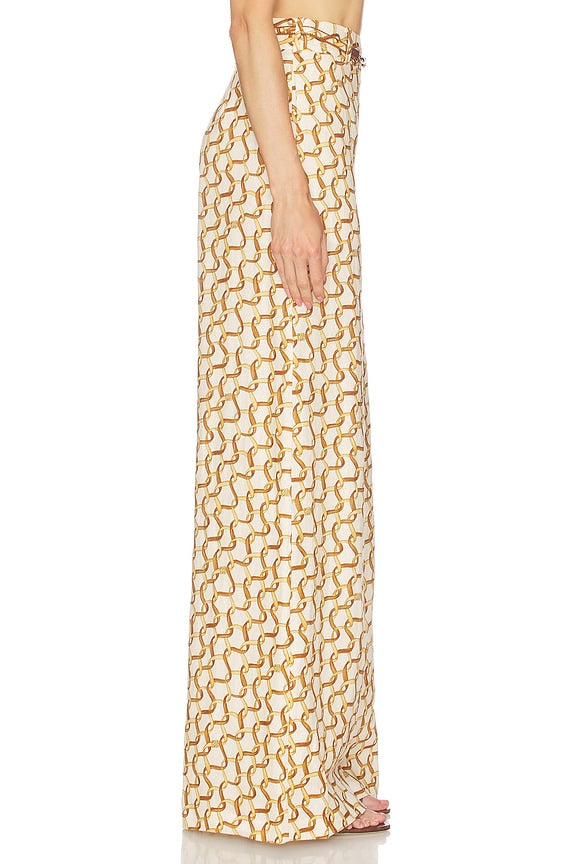 Belted Wide Leg Pant