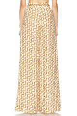 Belted Wide Leg Pant