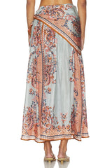 Aster Scarf Midi Skirt