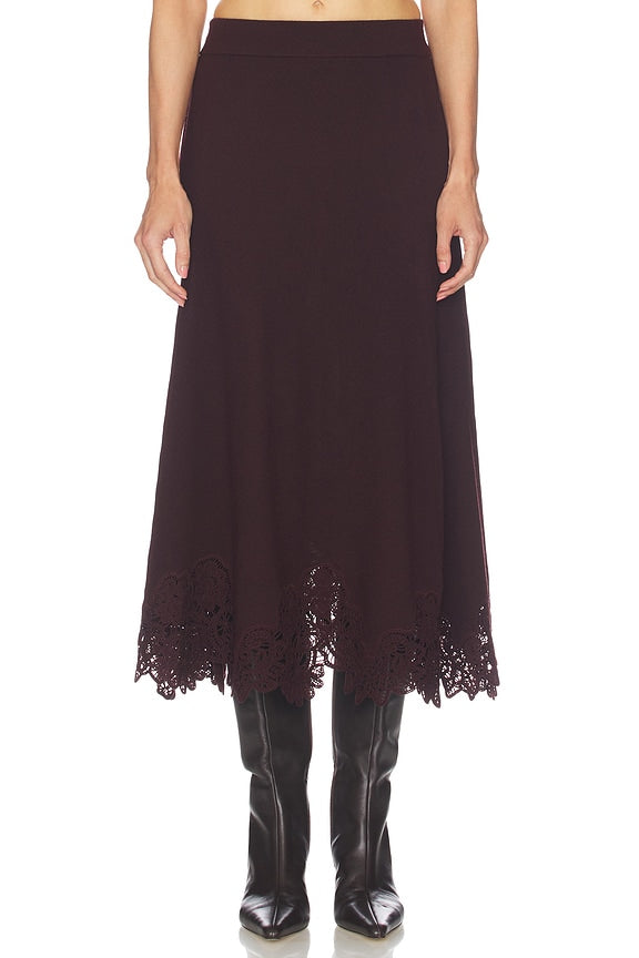 Valiant Merino Lace Skirt