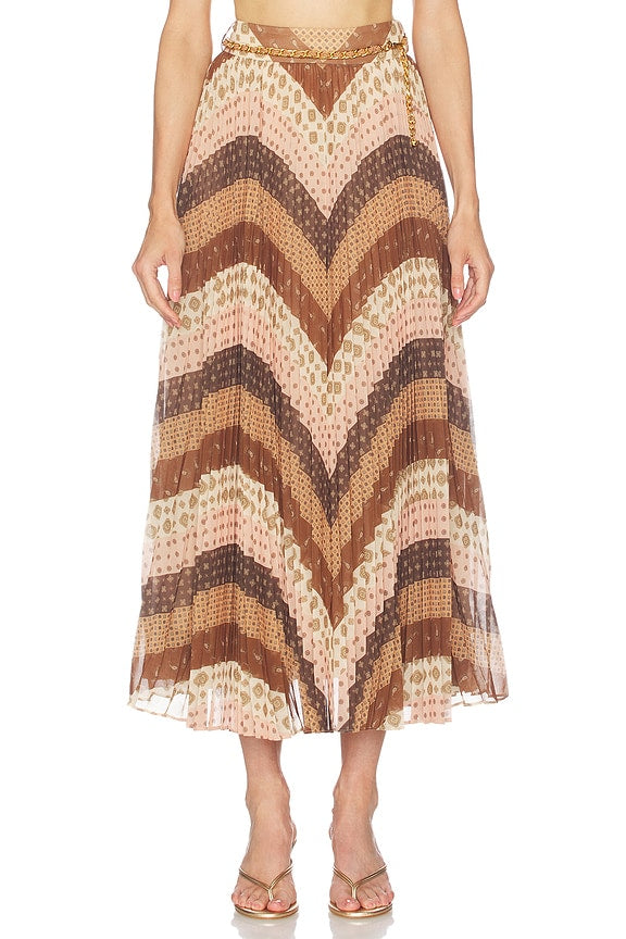 Sunray Pleated Skirt