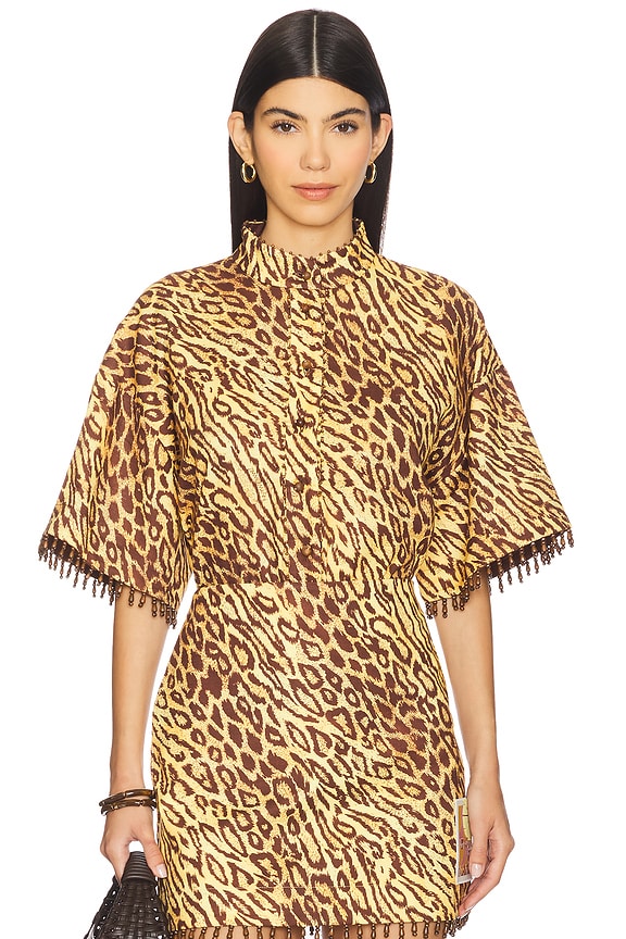 Coco Beaded Fringe Shirt