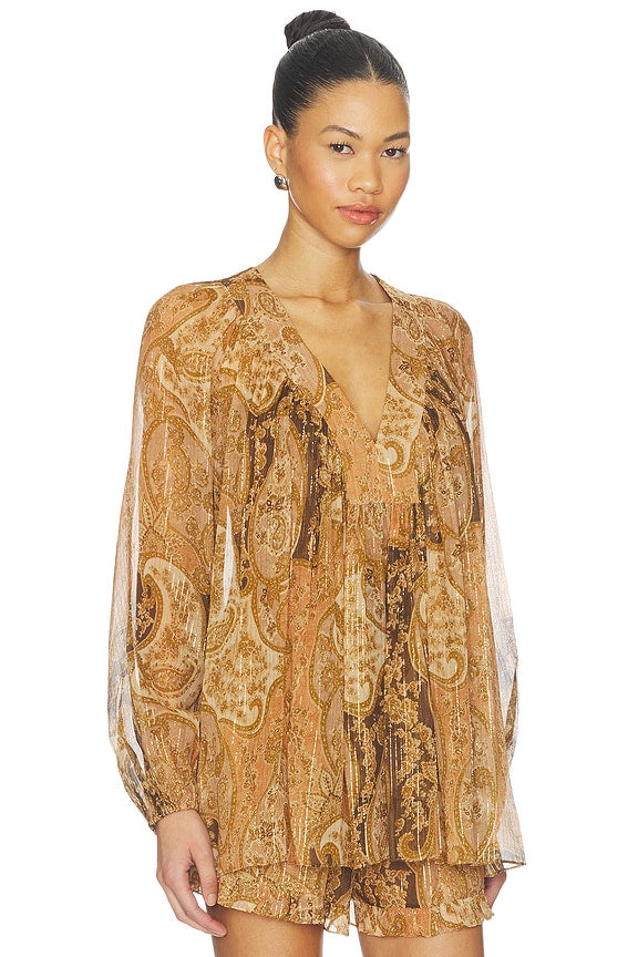 Carousel Batwing Top
