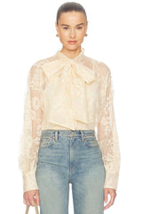 Valiant Lace Pussybow Blouse