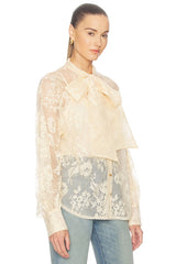 Valiant Lace Pussybow Blouse