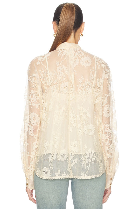 Valiant Lace Pussybow Blouse