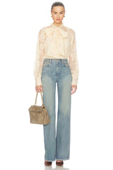 Valiant Lace Pussybow Blouse