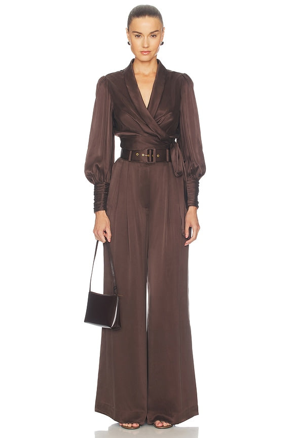 Silk Wrap Top