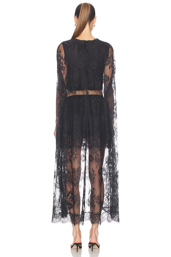 Valiant Lace Caped Top