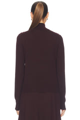 Valiant Merino Lace Turtleneck