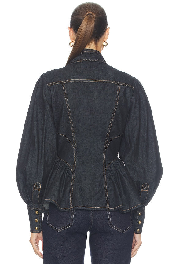 Denim Fitted Shirt