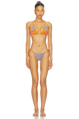 Indra Metallic Spliced Bikini