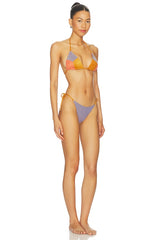 Indra Metallic Spliced Bikini